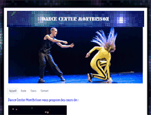 Tablet Screenshot of dancecentermontbrison.com